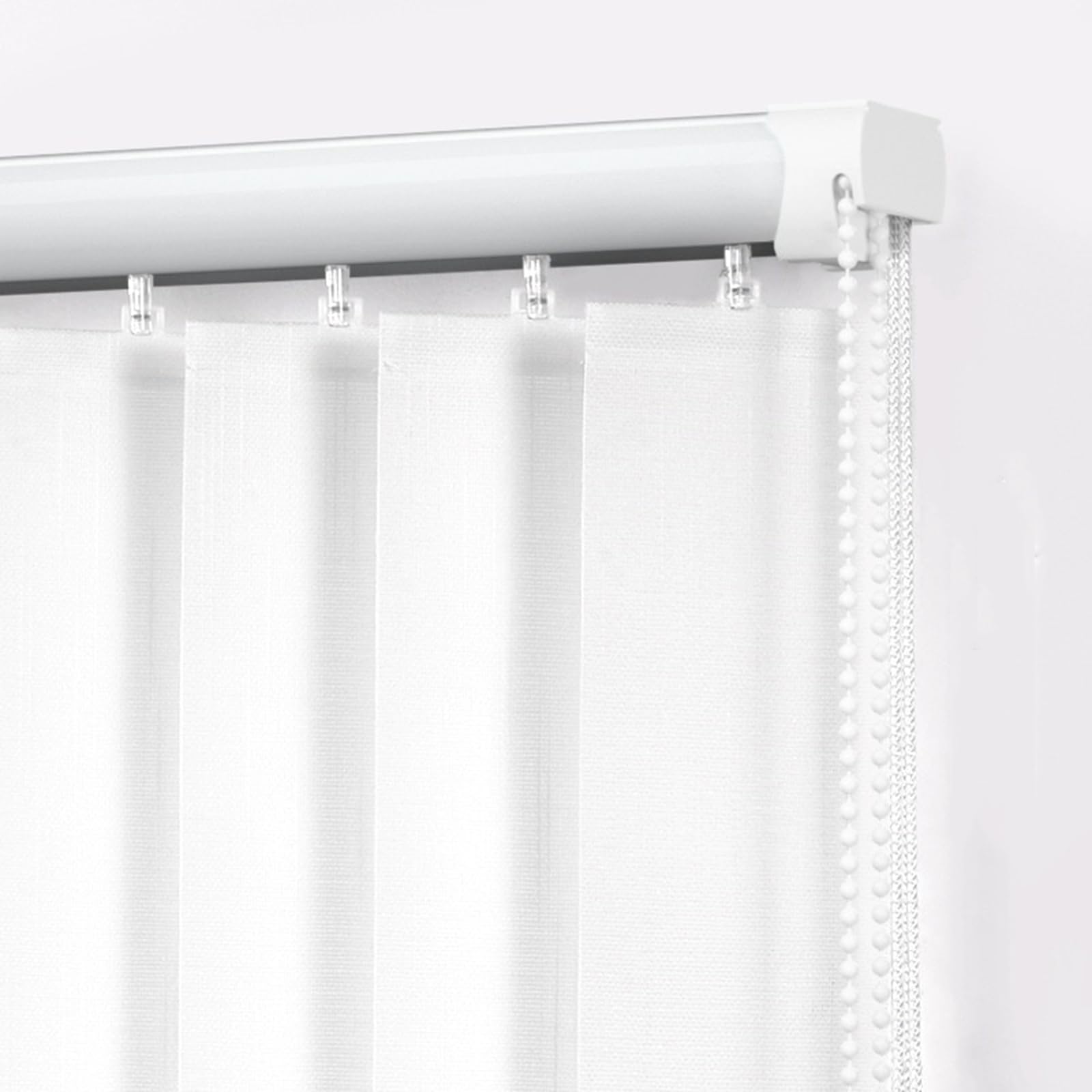 Cortinas verticales opacas personalizables de protección solar para ventanas (130 cm x 260 cm)
