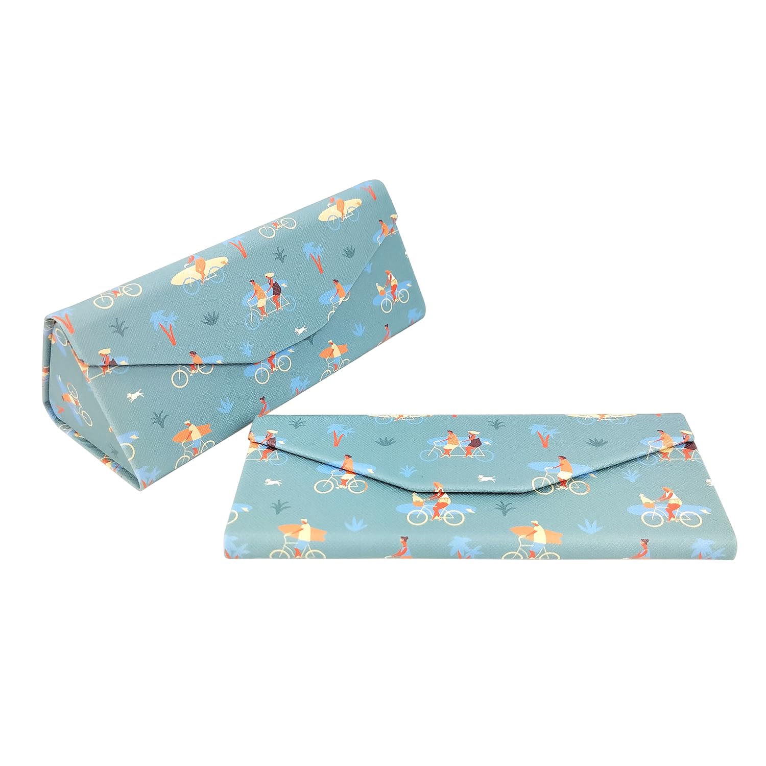 Real Sic Glasses Case for Men and Women - Magnetic Folding Hard Shell Sunglass Holder - Inspired by Activities/Hobbies