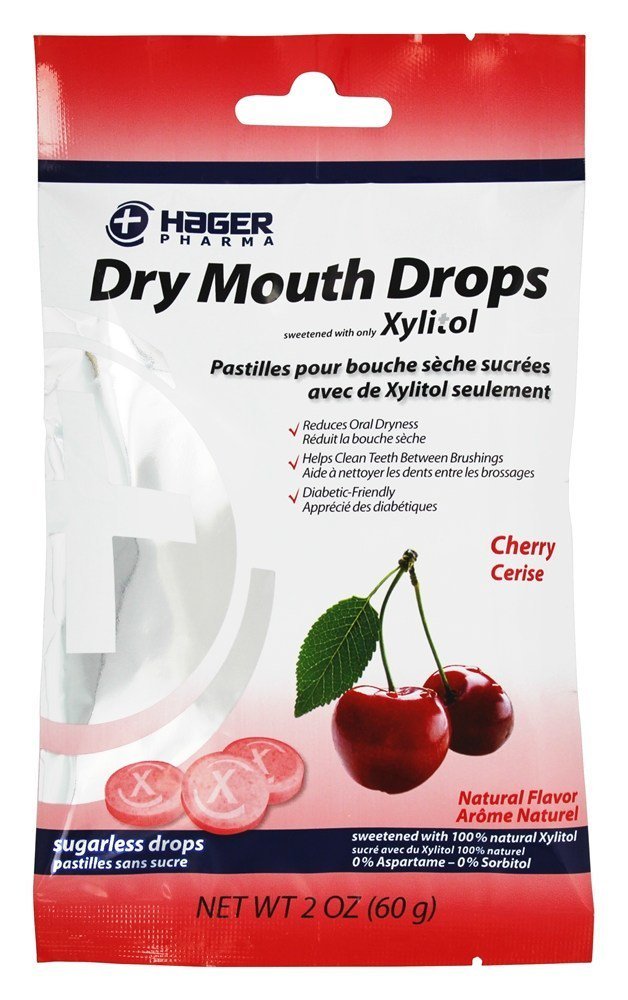 Miradent Dry Mouth Drops Cherry 2 Oz