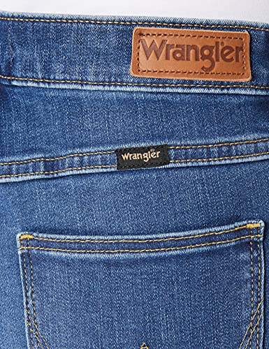 Wrangler Damen High Rise True Straight Fit Jeans, Hudson, 0W x 32L – Ansicht 6