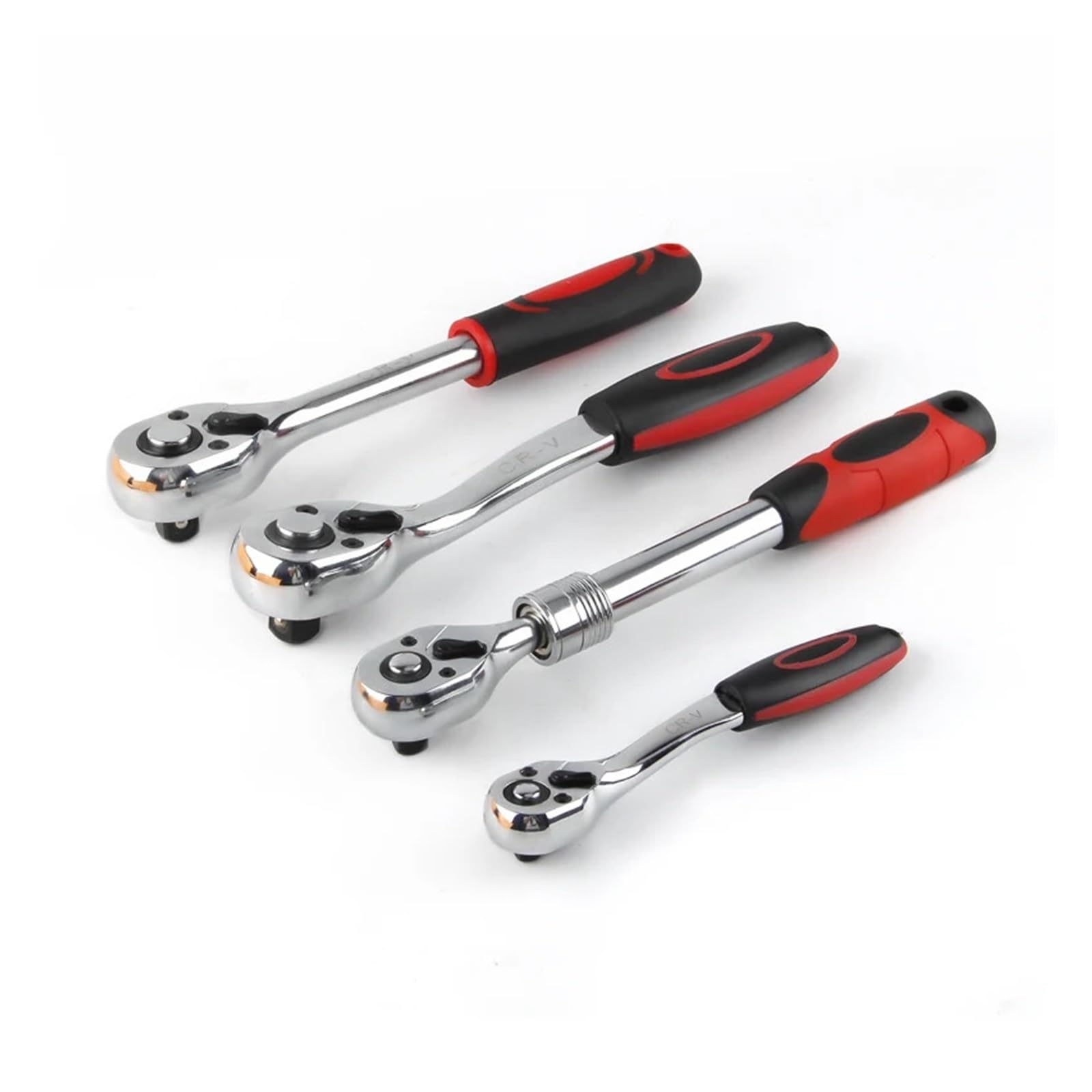 Klucz nasadowy 52 w 1 Wysoki moment obrotowy 72 zęby Obrotowy klucz grzechotkowy - 1/4", 3/8", 1/2" Stalowe gniazdo napędowe(1-2 straight handle)