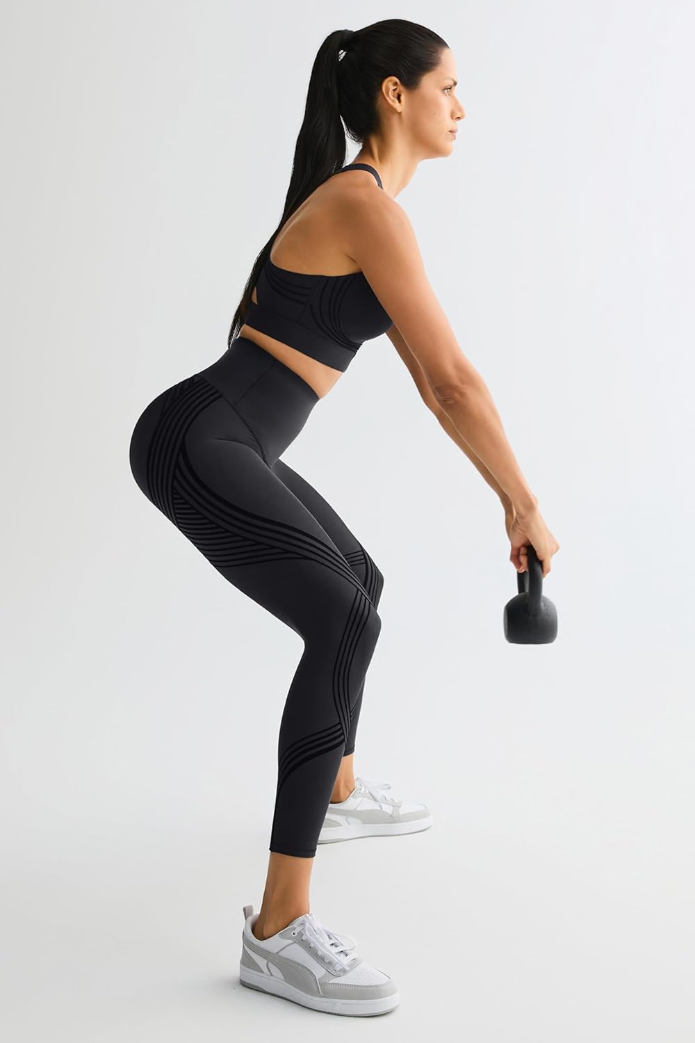 Orolay High Waisted Compression Leggings Premium 7/8 Leggings for Women Buttery Soft Yoga Pants for Women Tummy Control - Image 6