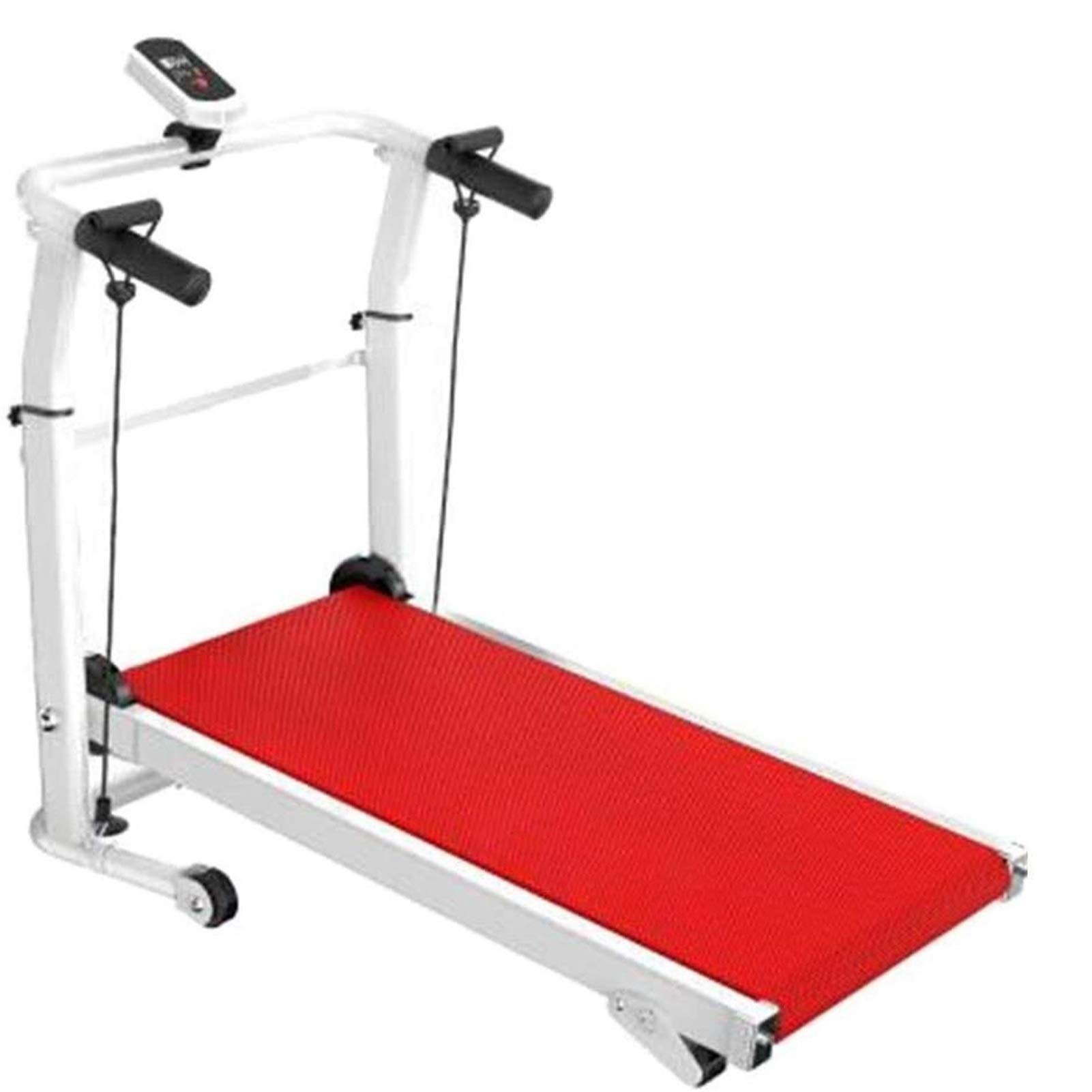 ZJZ Treadmill Exercise Bike Fitness Bike Trainer with LED Display and 8 Level Resistance Compact Magnetic Recumbent Bike