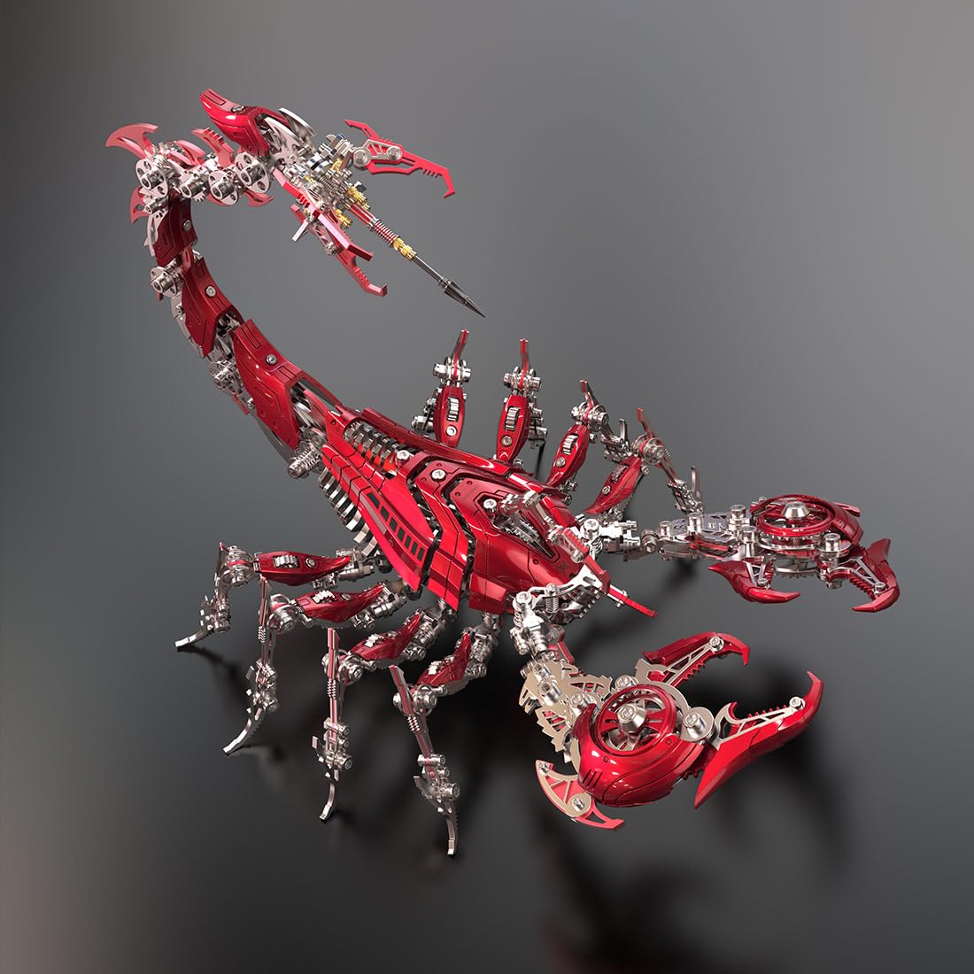 Poison Flame 3D Full Metal Mechanical War Scorpion Kit de modélisme (1073 pièces)