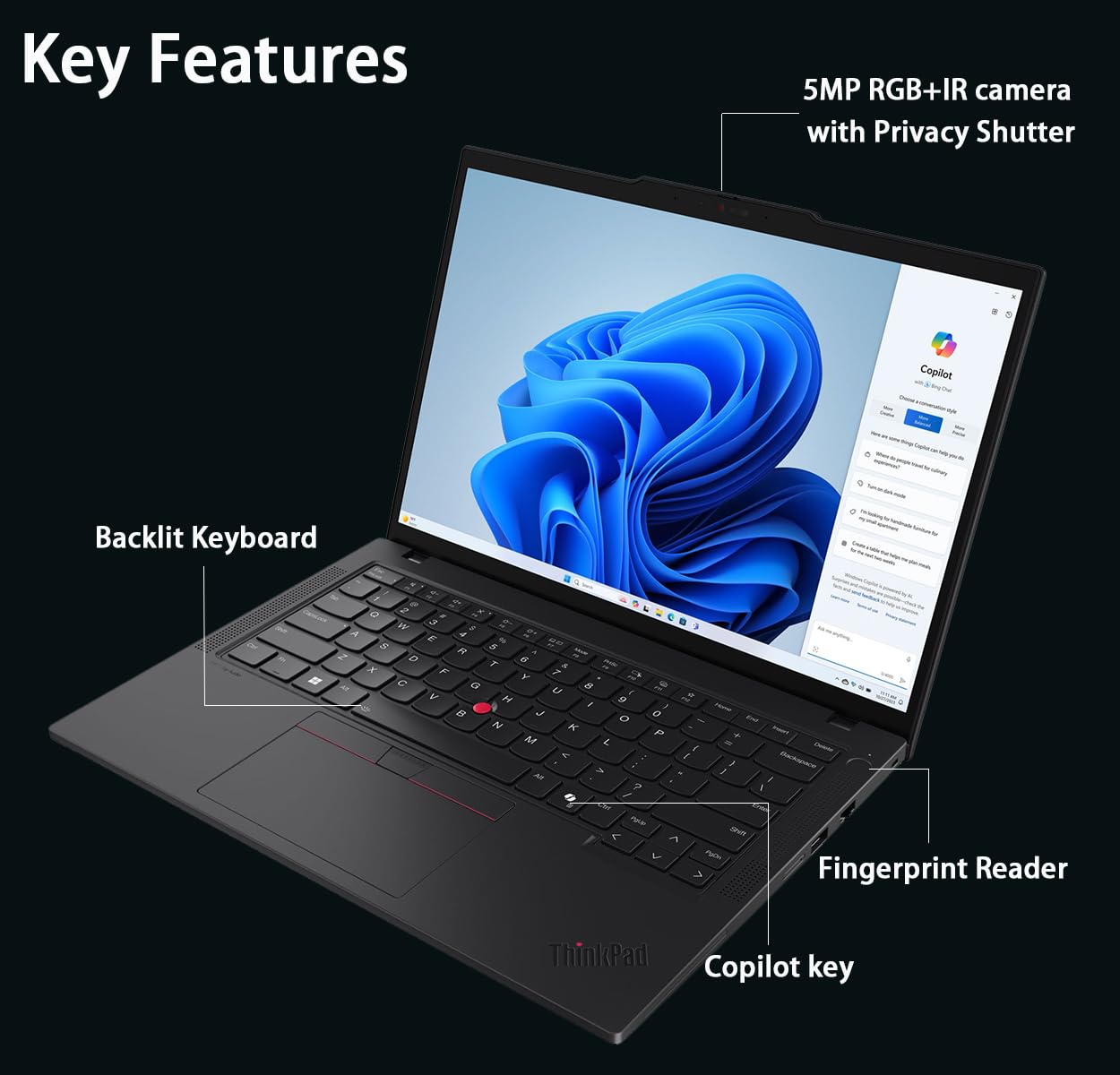 Amazon.com: Lenovo ThinkPad T14 Gen 5 Business Laptop (14