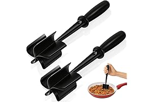 2P Meat Chopper, Professional Heat Resistant Meat Masher for Hamburger