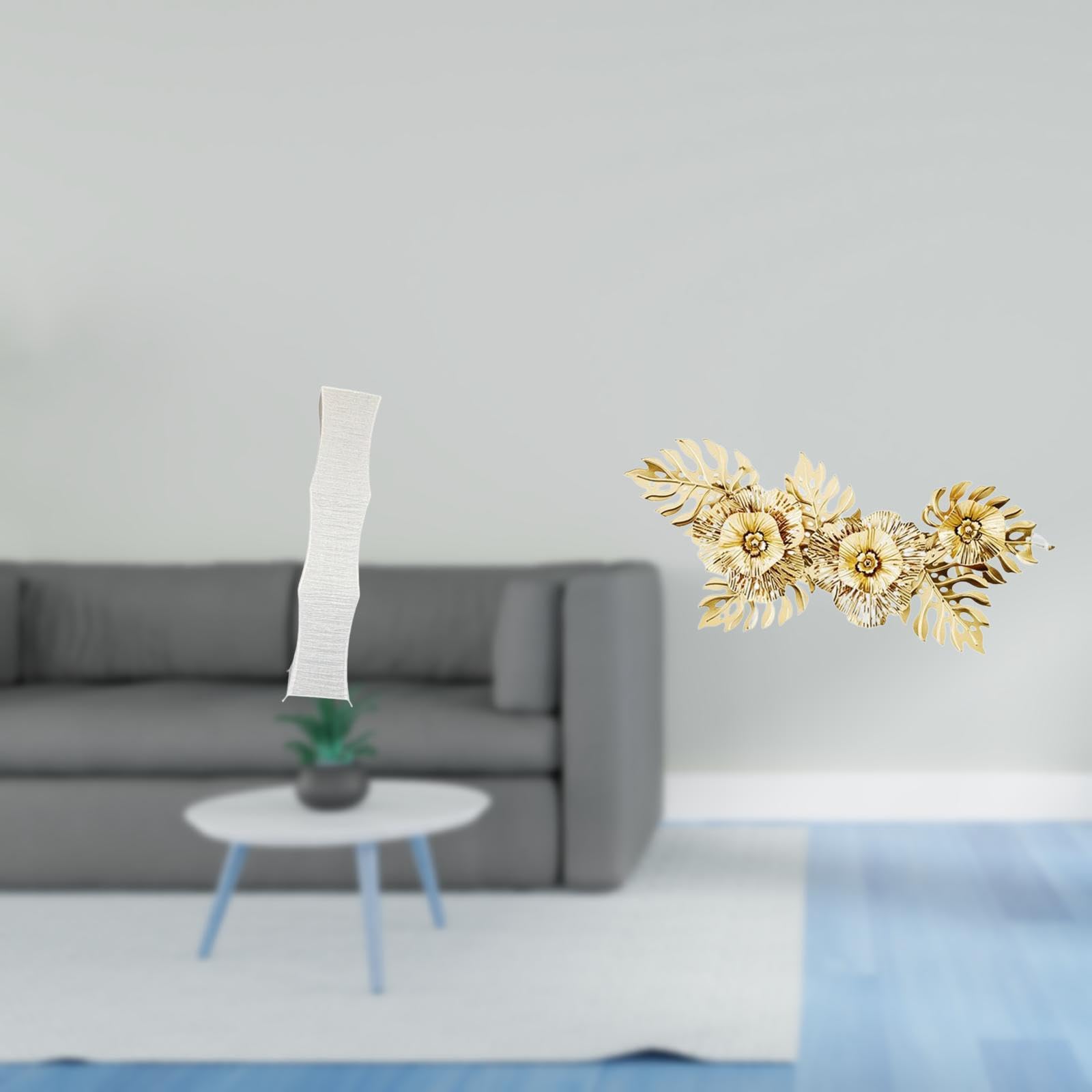 Enakshi® Nordic Living Room Lamp Shade with Metal Flower Leaves Art Sculpture Decorative Standing Light Cover for Dining Room and Home|Home & Garden | Lamps, Lighting & Ceiling Fans | Lamp Shades-image-26