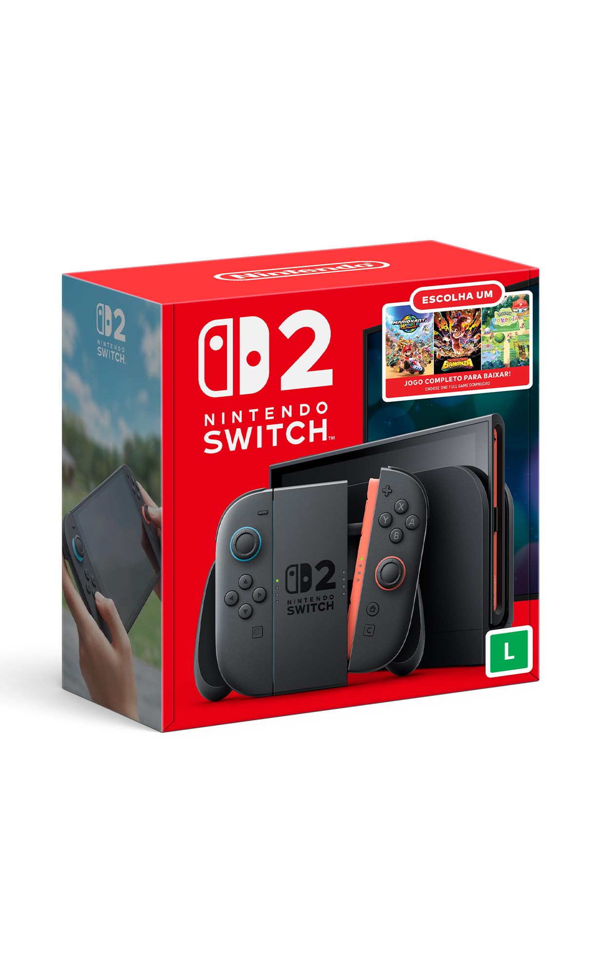 Bundle Nintendo Switch 2: Escolha Seu Jogo - Modelo Nacional de