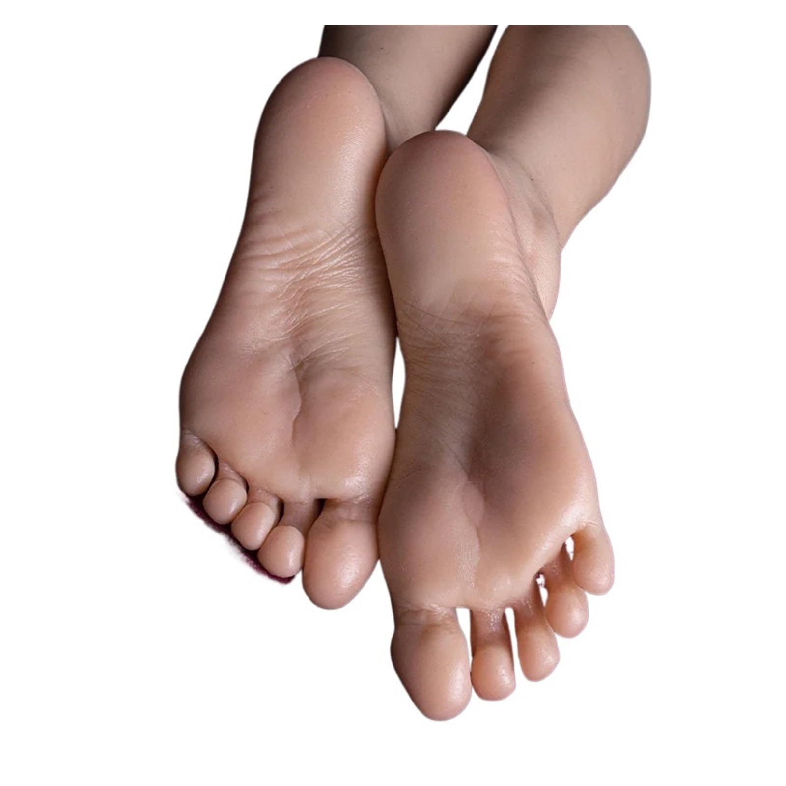 Silikonowy Model stopy realistyczna symulacja platynowa noga łydki strzelanie rekwizyty rysunek szkic but sandał wyświetlacz stopy sztuka TGT3(Heatable Toes Bone,Right foot)