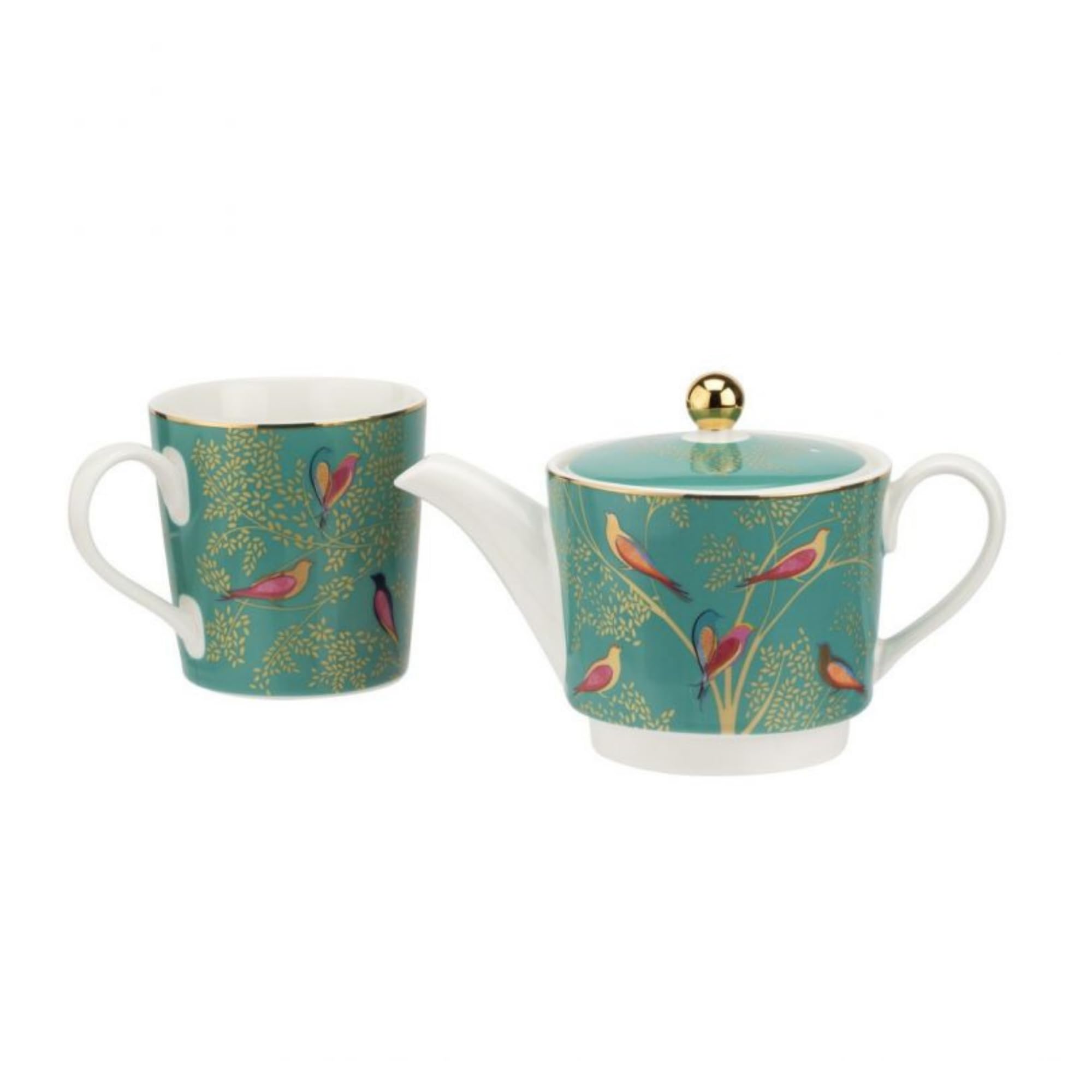 Sara Miller London Chelsea Collection Tea for One Green