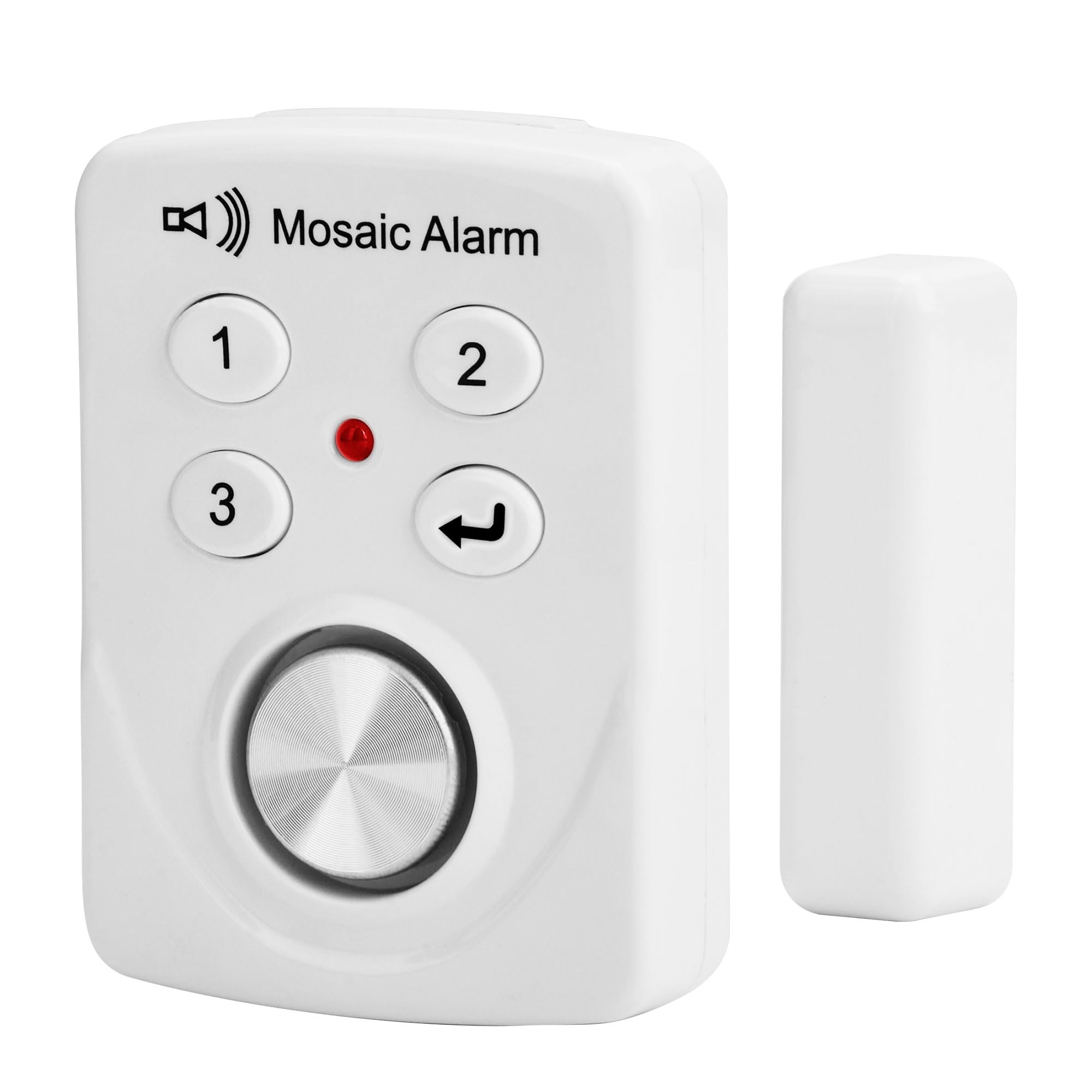 Door Alarms with Delay When Left Open 130db Window Break Sliding Siren Vibration Detect Sensor for Home, Apartment Security. Keypad Intruder Burglar Entry Alert. Kids Safety Pool Alarm 1 Pack