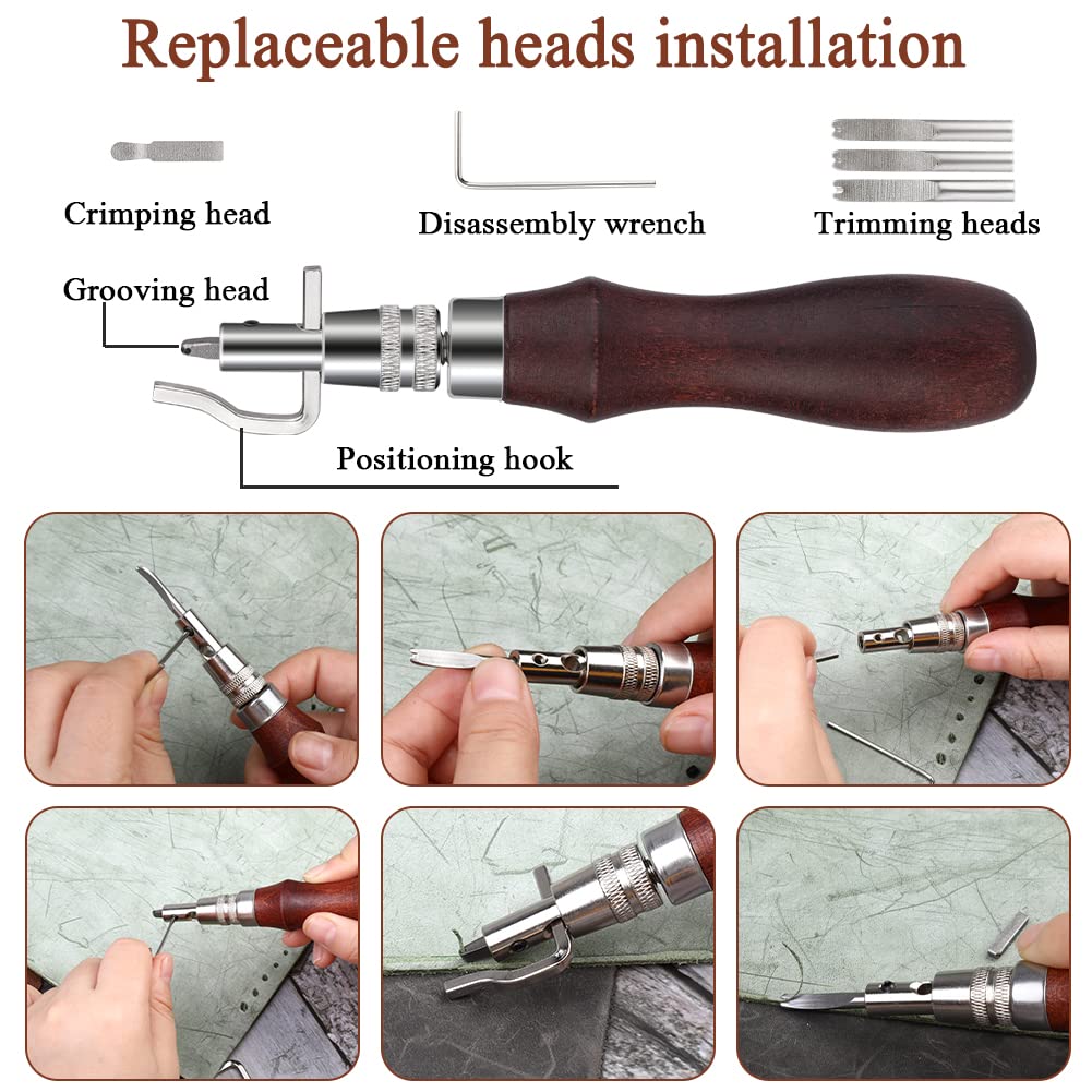 Kit D'outils Couture Du Cuir à La Main