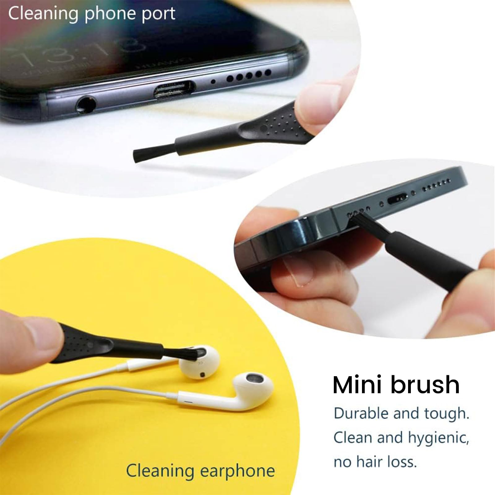 10 Bouchons Anti-poussière USB-C LunarCharm - Anti-perte Avec Adhésif - Compatible IPhone 16/15