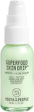 Youth To The People Superfood Skin Drip Face Serum (1 fl oz), Strengthens Skin Barrier + Evens Skin Tone, 5% Niacinamide, Kale, Peptides, Ceramides, Boosts Glow, Vegan