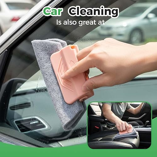 Miniatura 8 de Magic Window Track Cleaner, 2026 Upgraded Handheld Cleaning Brush Set, for Window Slides Grooves, Tile Grout Lines, Shutter Slats, Car AC Vents &