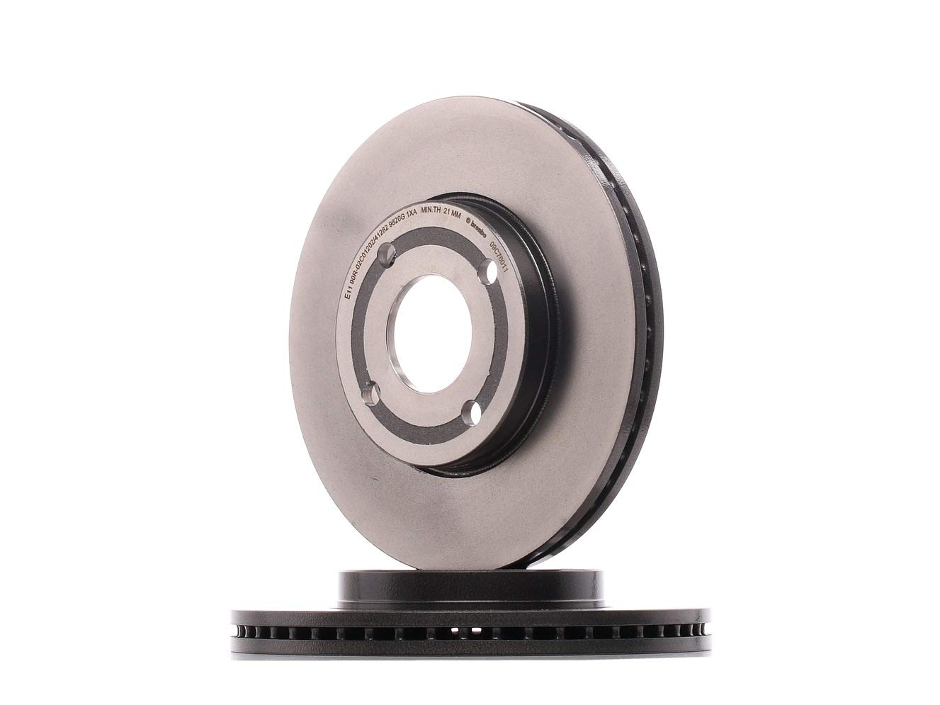 2x BREMBO Disco freno Anteriore Ø262mm Altezza: 44mm Spessore: 23mm ventilazione interna 09.C760.11