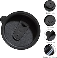 Vista 6 de Topadorn Taza de café de cerámica Taza de té de porcelana con tapa y caja de regalo 17oz, flor y mariposa