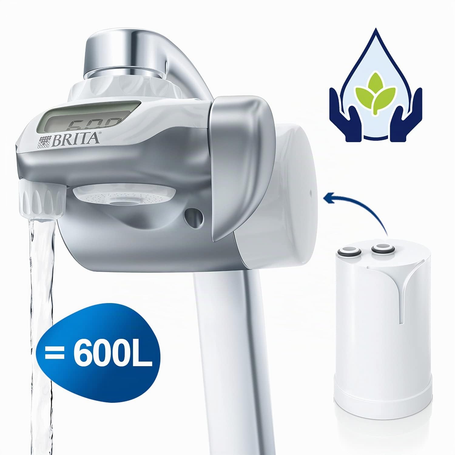 BRITA On Tap HF - Cartouche filtrante pour eau - Compatible avec système de filtration BRITA On Tap - 600 litres d'eau filtrée d'excellente saveur