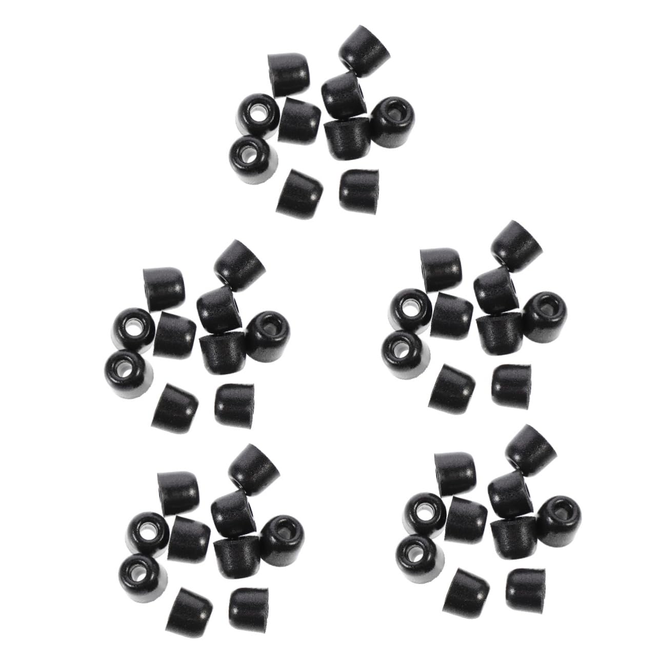 Mikikit 50stücke Teiliges Ohrstöpsel Aus Hochwertigem Memory-Schaum Ergonomisches Design Kompatibel Mit Meisten Ohrhörern Effektive Geräuschreduzierung Für Langanhaltenden