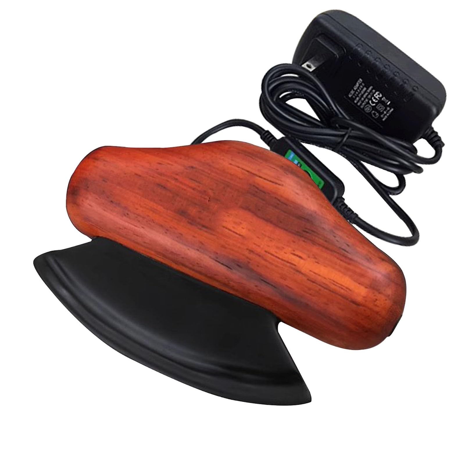 NICHOY Piedras Calientes para Masaje, masajeador Corporal eléctrico con Control de Temperatura, para masajes en casa, Tratamiento de relajación, Alivio del Dolor(A)