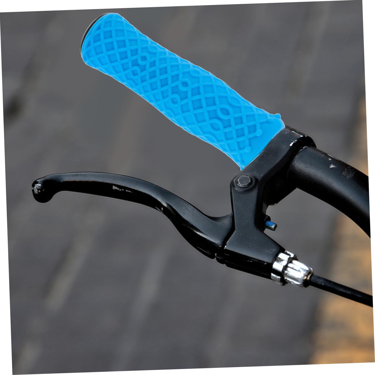 POPETPOP Lot De 3 Paires De Poignées De Guidon De Vélo Confortables en Silicone Design Ergonomique avec Rainures