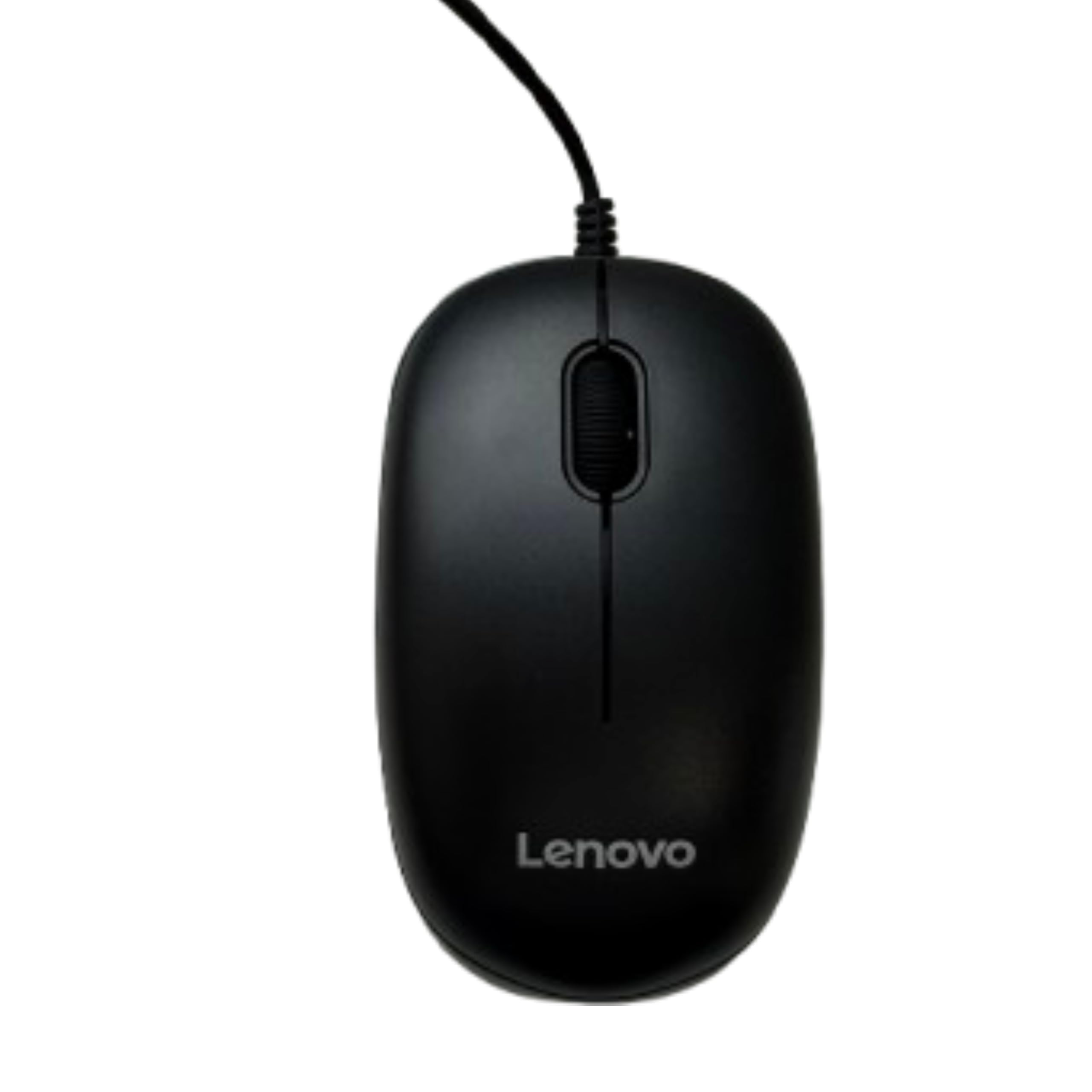 Lenovo 110 Wired Plug & Play USB Mouse, High Resolution 1600 DPI Optical Sensor,3-Button Design with clickable Scroll Wheel, 1.5 m USB-A cable, Ergonomic Mouse for Comfortable All-Day Grip(GY51U02462) — Amazon image 3