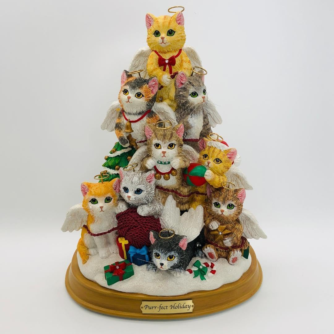 【ネコ 天使たちの クリスマスツリー】★ライトアップ 子猫てんこ盛り ※訳ありA Amazon.co.jp: ネコ 天使たちの クリスマスツリー☆ライトアップ