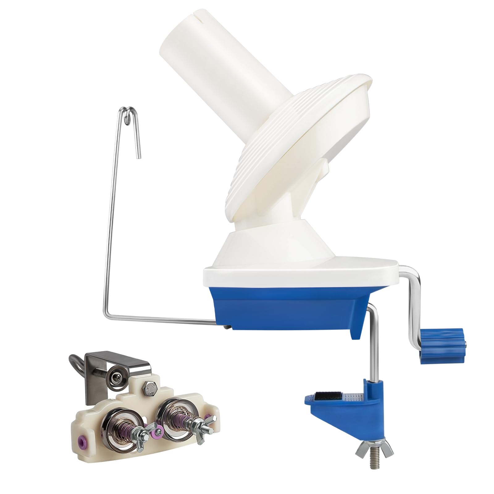 Adhafera Yarn Winder With Yarn Guide Yarn Winder – Easy-Setup Wool Winder & Yarn Spinner For Crocheting And Knitting