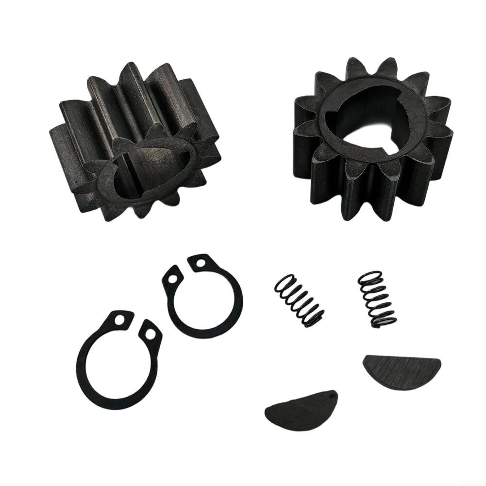Kit de ruedas para cortacésped de 8 pulgadas con engranaje de transmisión para Honda HRN216 VKA VKAA A VYA VYAA Modelos compatibles 44710VR8N00ZA 42710VR8N00ZA (ruedas traseras + engranajes)