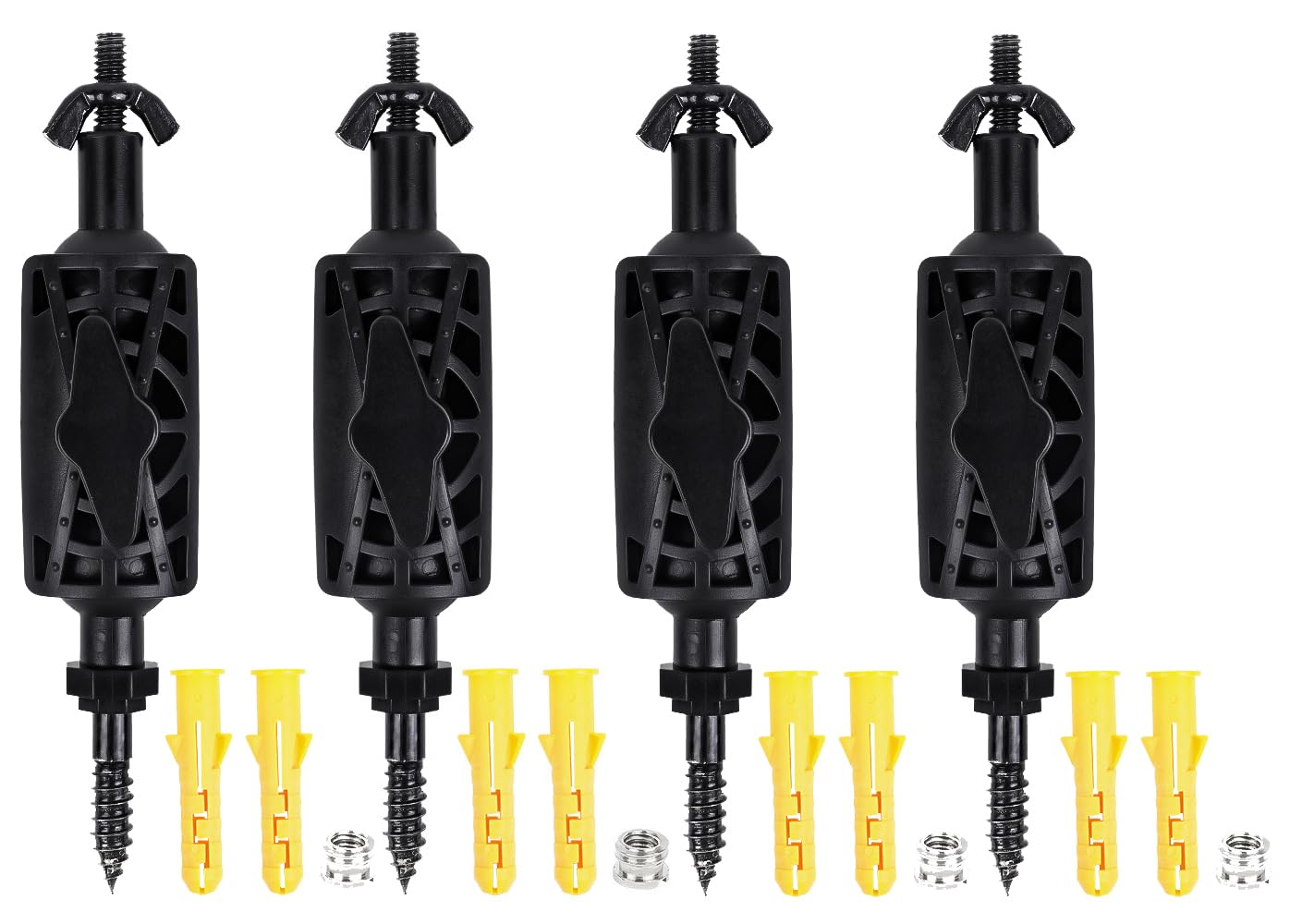 Soportes de Cámara de Caza, Soporte para Cámara de Trail con 360° / Conexión de Tornillo Universal Ajustable de 1/4 a 20 (6mm) para arbol, Caza y Cámara de Vigilancia