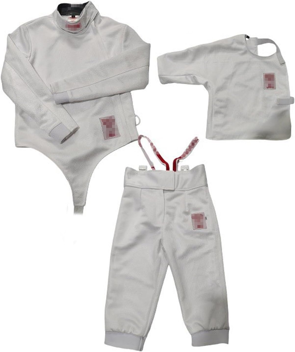 450N Fencing 3-piece Suit, Jacket, Vest, Pants, Unisex, Anti-puncture Fencing Gear, Ice Silk Breathable, Foil/epee/saber