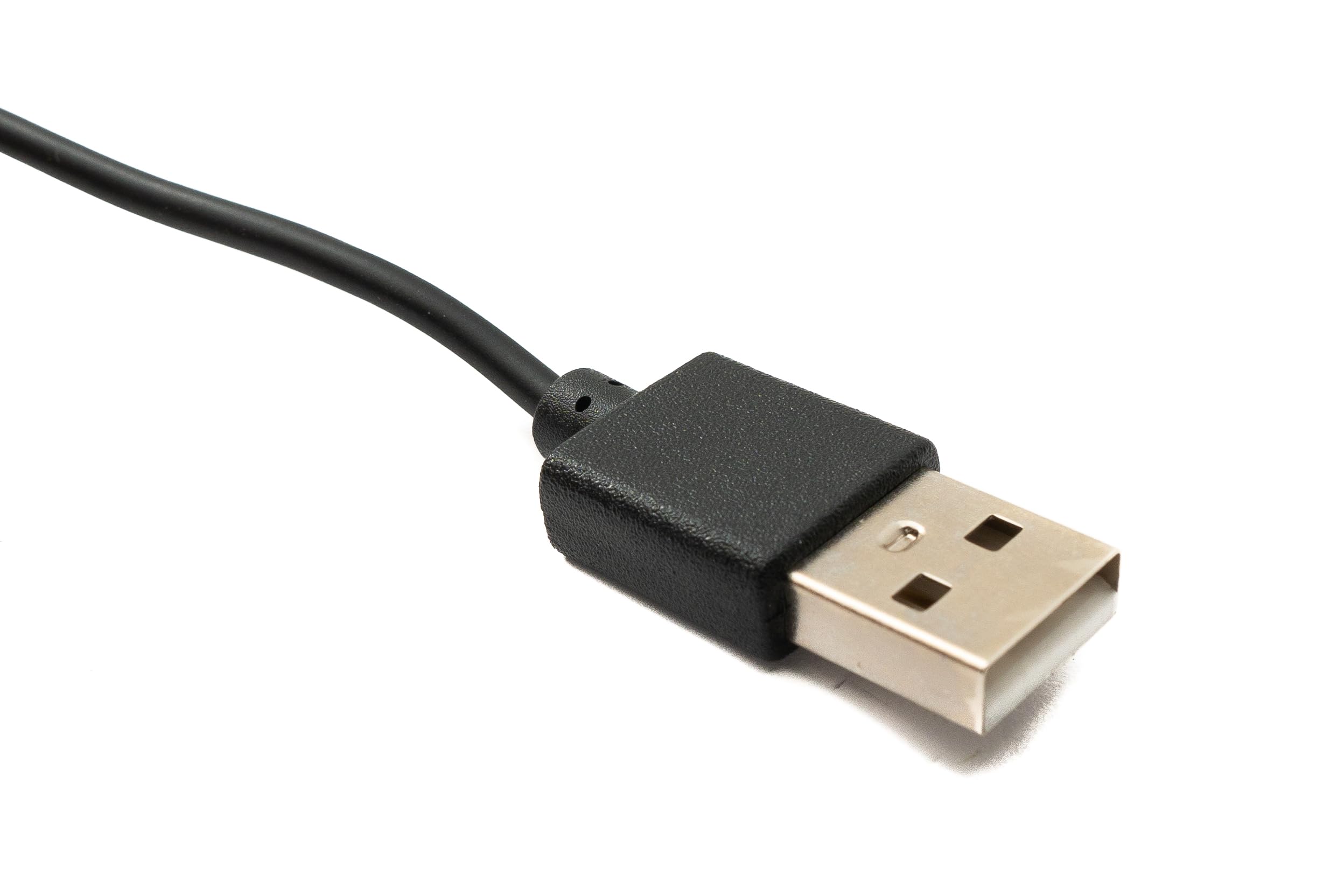 System-S Kabel USB 2.0 60 cm kabel do ładowania do Kospet Tank T2 Smartwatch adapter w kolorze czarnym