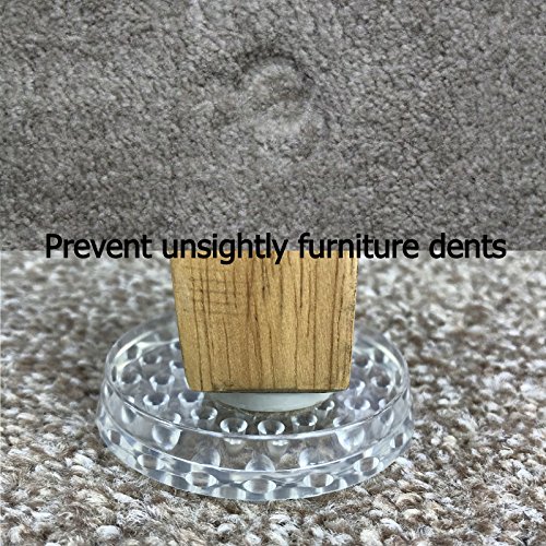 Medipaq Spiked Carpet Protector Cups - 16 Pack Carpet Protectors for Furniture Legs - 5.4 cm Outer Diameter Caster Cups to Protect Carpet from Dents - Image 4