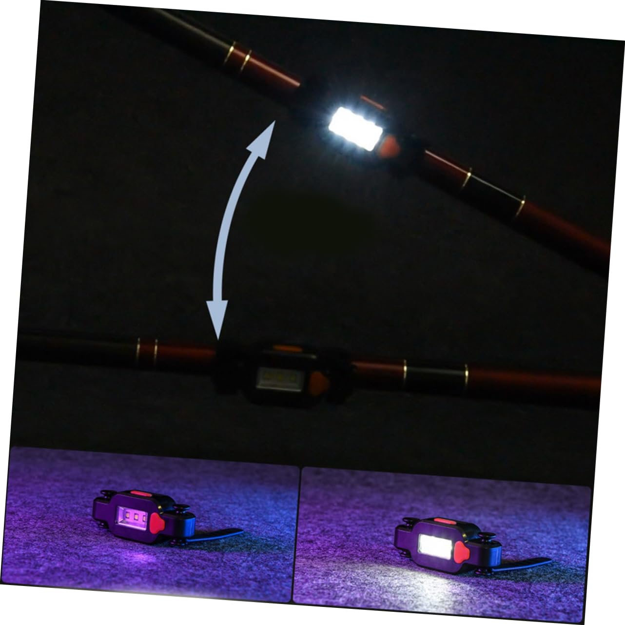 Toddmomy Rechargeable Sensor Fishing Bait Lamp Fishing Light for Enhanced Bait Detection Design for Accessories