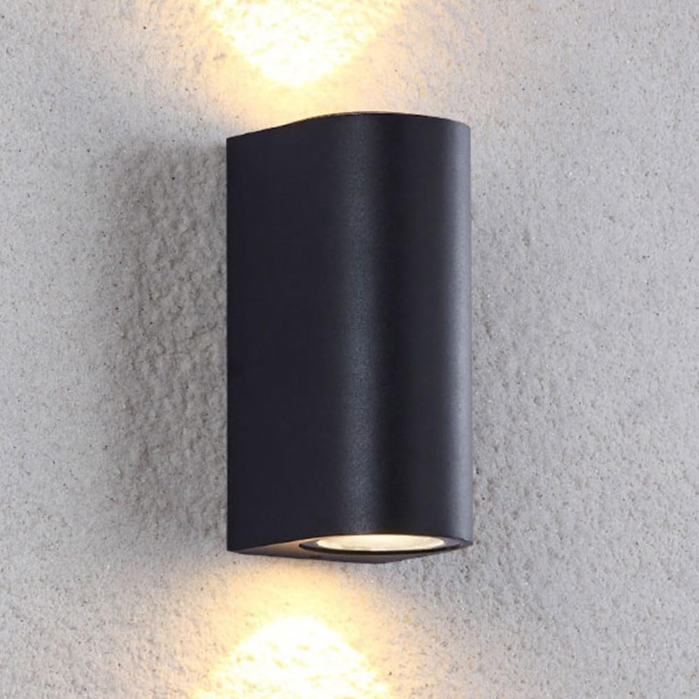 NEAFP Durable Porch Aluminum Outdoor Wall Light IP65 Waterproof Exterio Wall Sconce Matte Energy-Saving Wall Lantern Anti-Rust 3 Colors Available Wall Mount Lamp for Hallway Outside Garden HGCHH