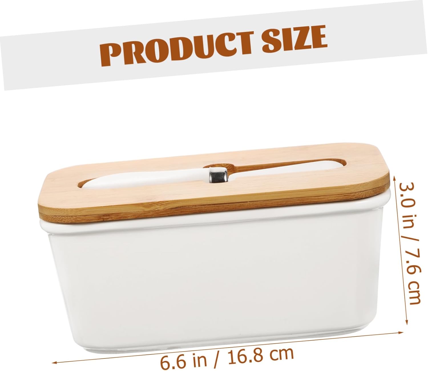 1set Butter Container Lid Butter Dish Lid Porcelain Dish Storage Box Cheese Preservation Box Case