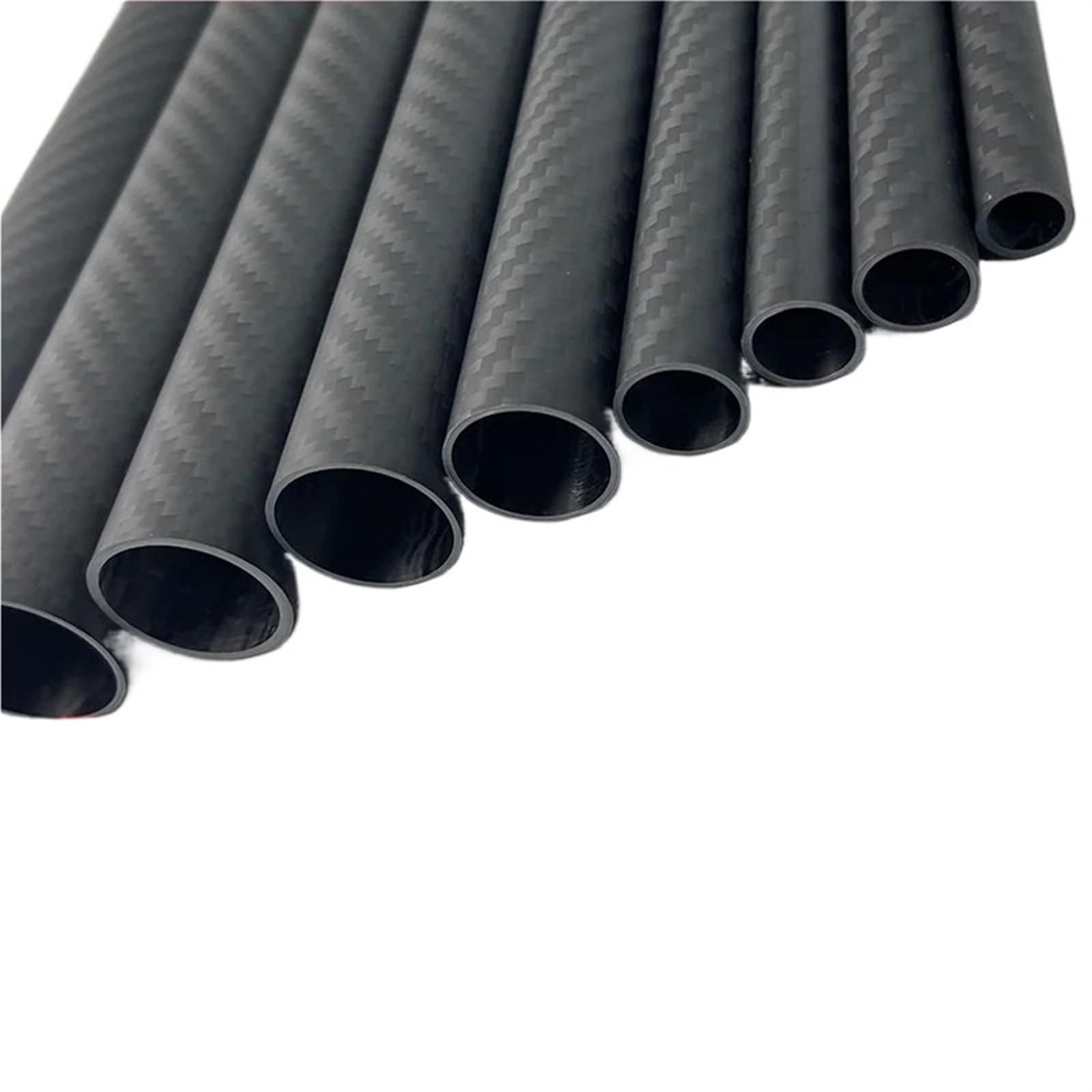 3k Carbon Fiber Tube, Twill Matte, Length:500mm, Wall Thickness: 0.5mm,Calibre: 5mm-41mm RC Airplane Models Accessories Carbon fiber square tube(29x28x500mm 2pcs)