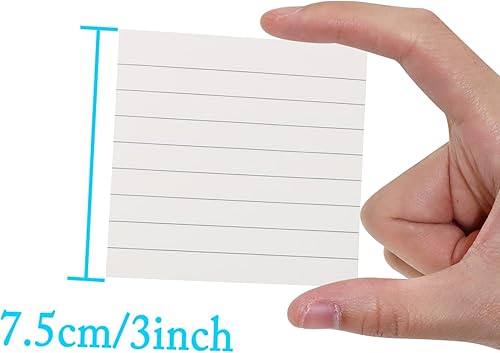 Miniatura 4 de Mini Skater Notas súper adhesivas multiusos de 3 x 3 pulgadas, bloc de notas rápidas cuadradas a granel fáciles de quitar para dejar recordatorios