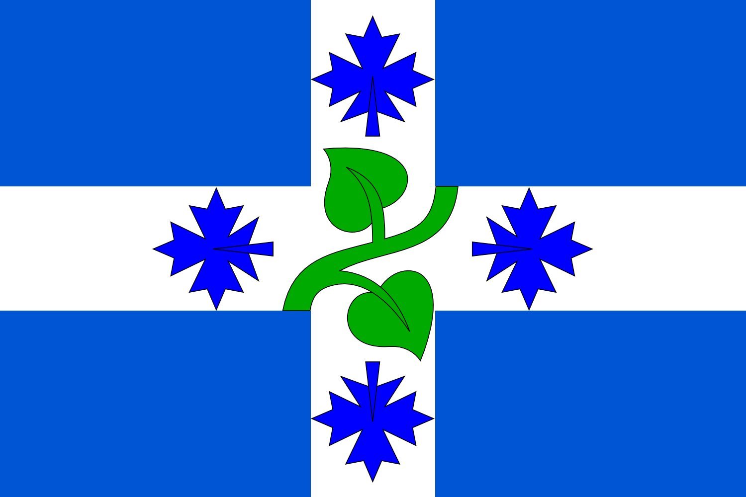 Drapeau XL Dlouhý Most CZ grand pavillon extérieur république tchèque