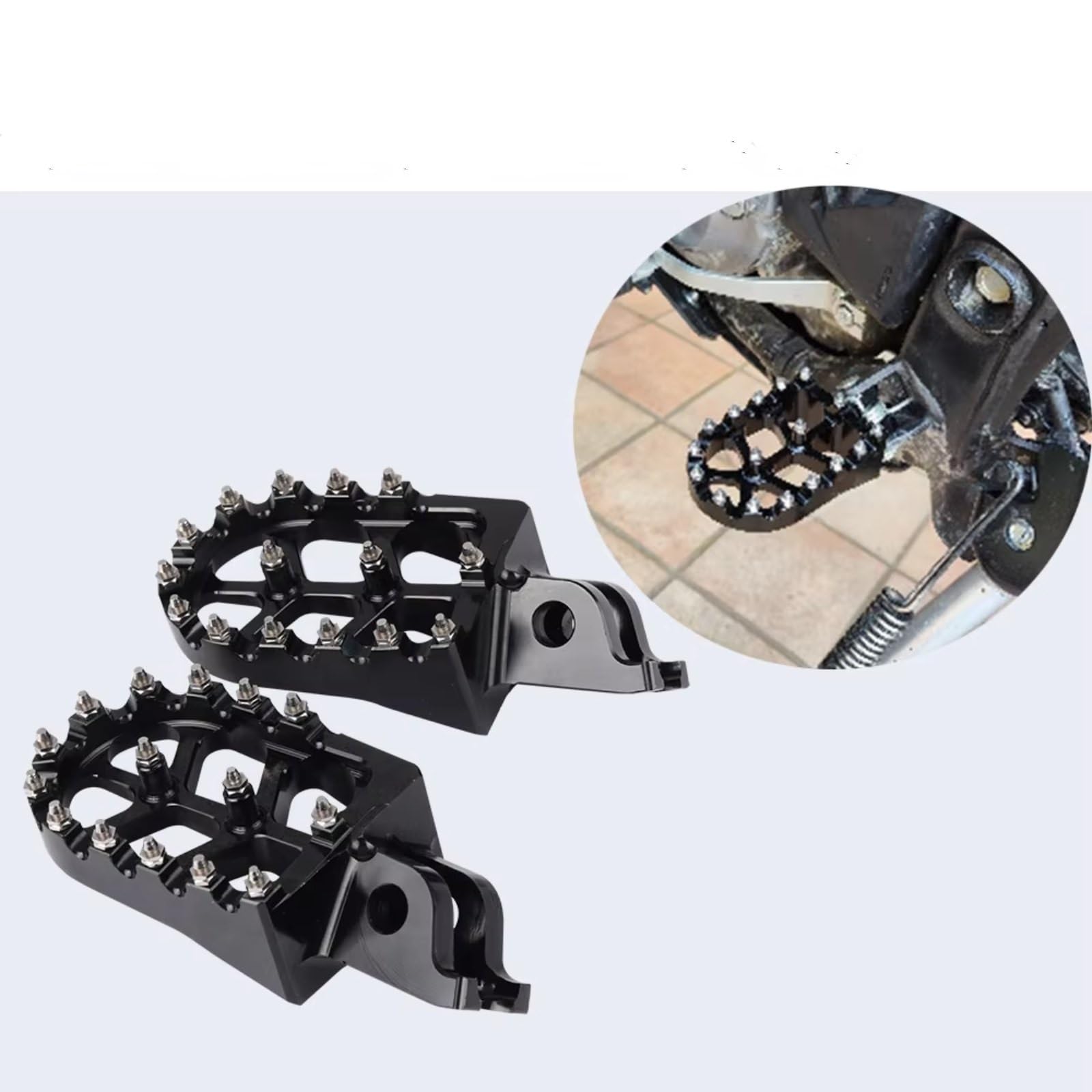 Per CRF250L Per CRF250M 2012-2021 Per CRF250 Per RALLY 2017-2021 Per CR125 Per CR250 2002-2007 Pedane Universali Per Moto Ricambi Di Ricambio Pedane Moto