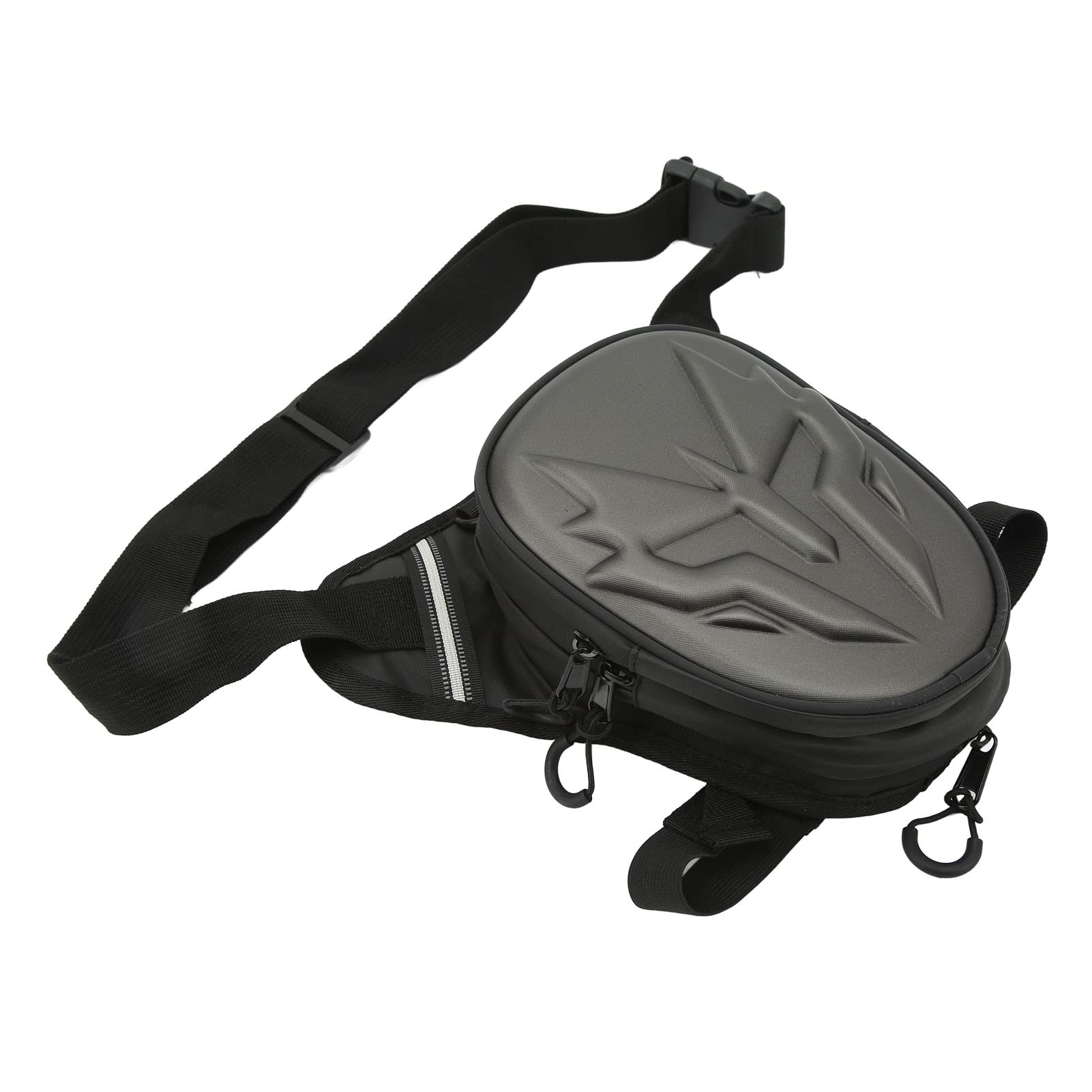 Aramox Motorrad Beintasche - Wasserdicht, Verstellbar, Multifunktional (Mattgrau)
