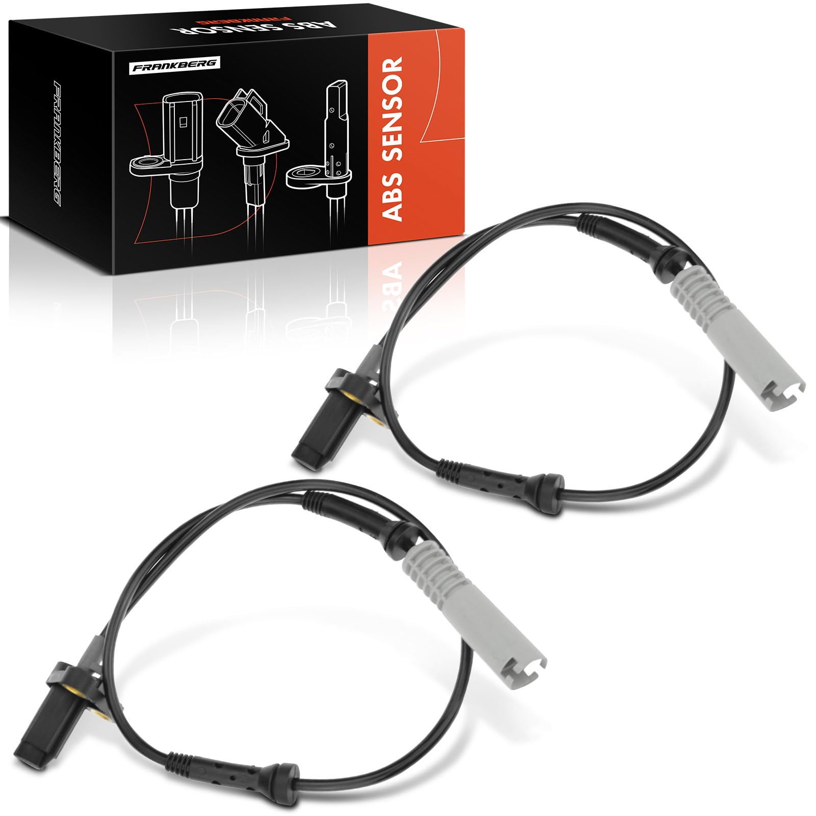 Frankberg Sensore Velocità Ruota ABS Sensore ABS ABS Speed Sensore Compatibile con Serie 5 E39 520i 523i 525tds 525td 528i 535i 540i Serie 5 Touring E39 523i 525tds 528i 540i Replace# 34521182159