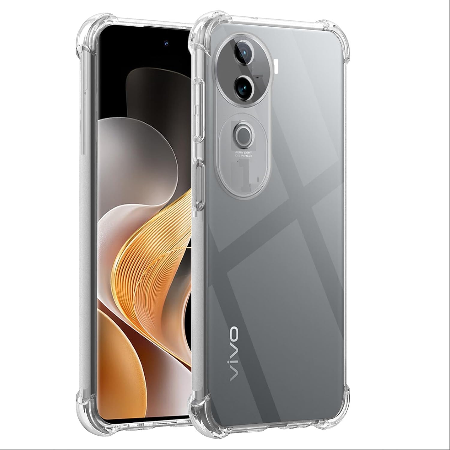 Lustree Case Perfect Fitting Hybrid Edge to Edge Bumper Side Protection Transparent Back Cover for vivo iQOO Z9s -Transparent (B0DJ2XKJ64) Amazon Price History, Amazon Price Tracker