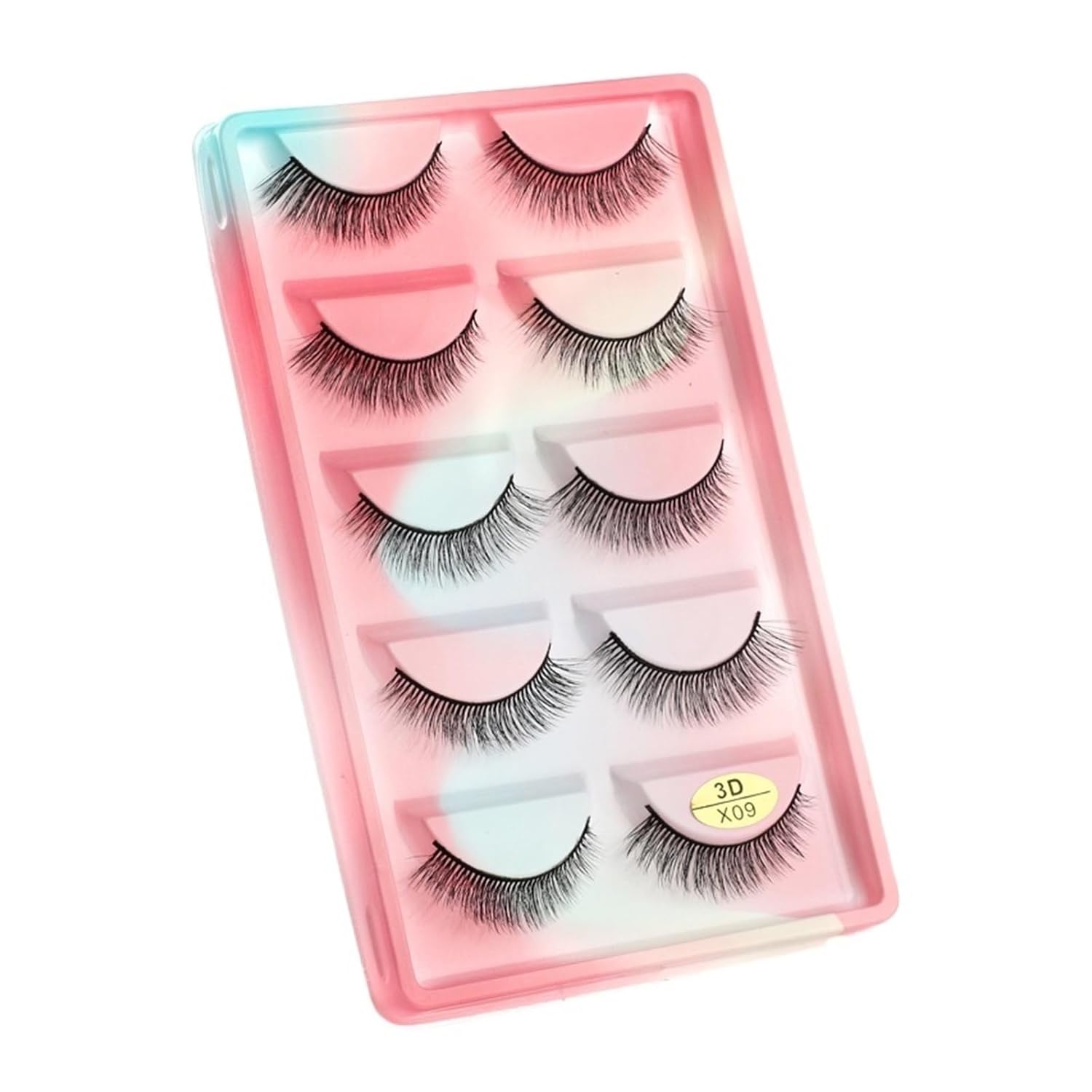 UAMOU Mink Eyelashes 10 50 100 Boxes Wispy 3D Mink Lashes Makeup Natural Long Volume False Eyelashes Bulk
