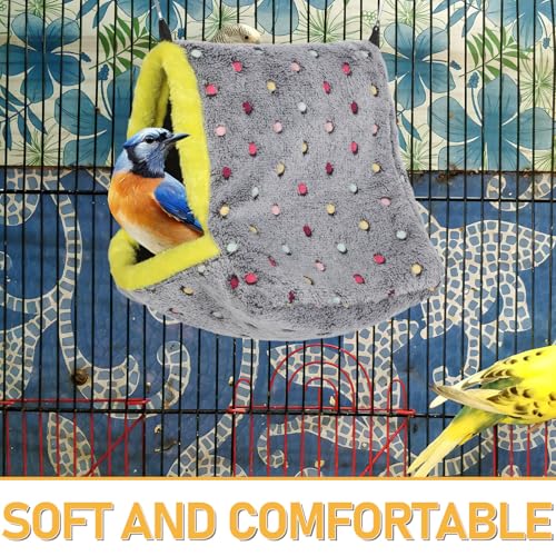 Cabane douillette et douillette pour oiseau et petit rongeur de cage - 4