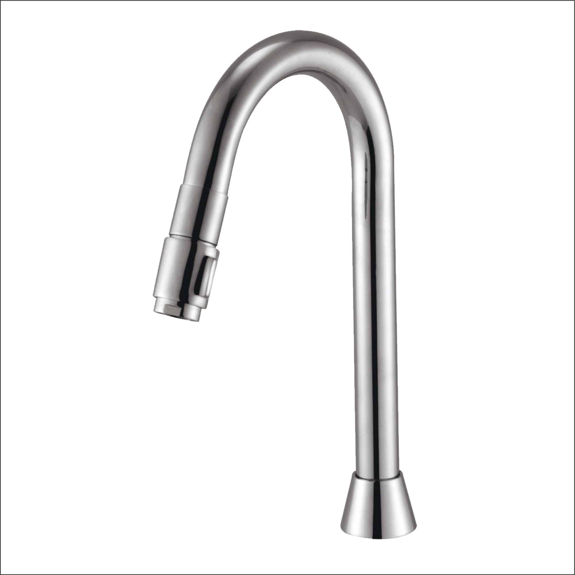 Anatomix Mouth Operated Swan Neck Brass Faucet/Tap with Swivel Spout | Deck-Mounted for Bathroom Wash Basin & Kitchen Sinks-image-29
