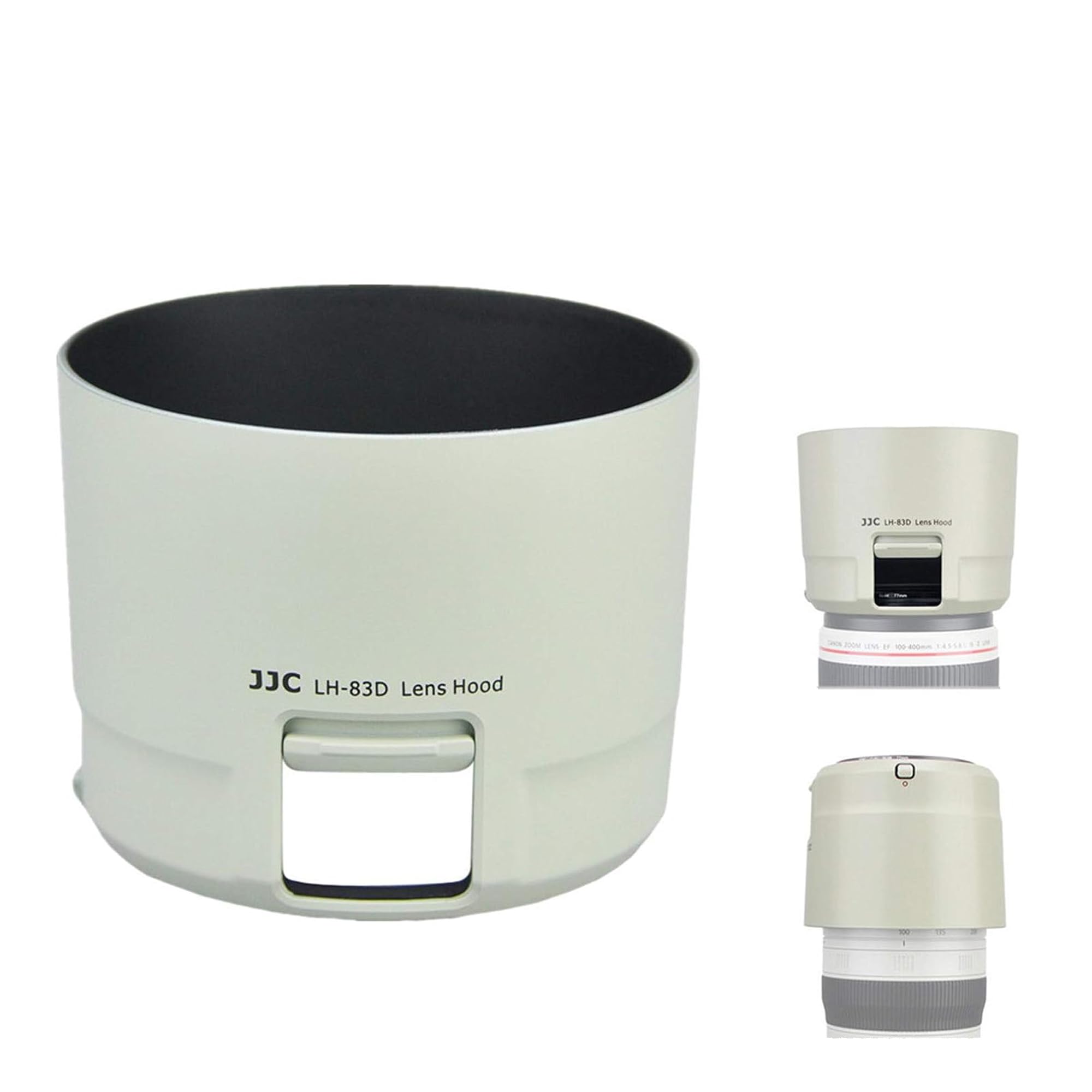 Amazon | JJC 可逆式 レンズフード Canon ET-83D 互換 Canon EF 100