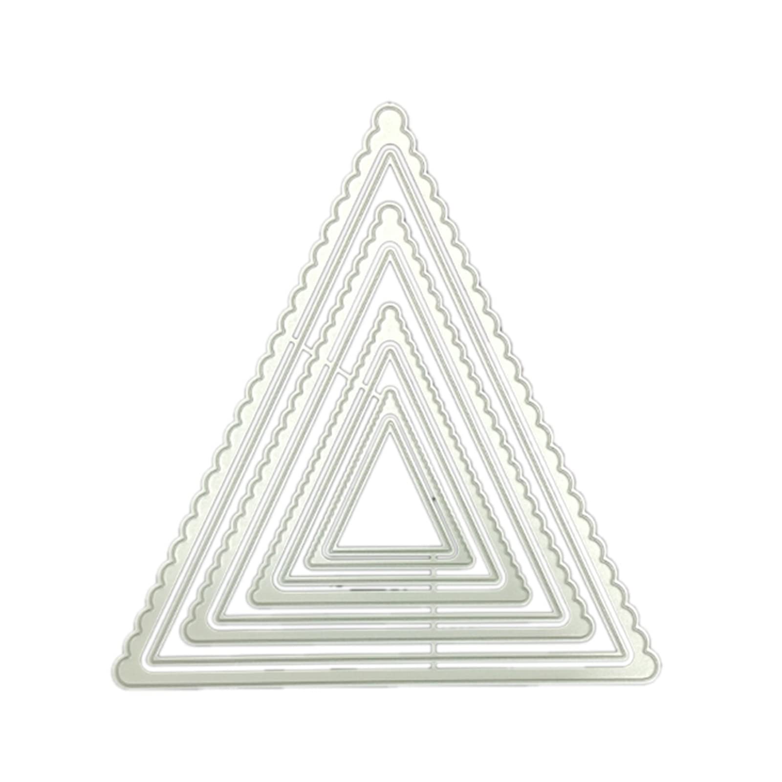 Montesy Nesting For Triangle Cutting Dies Laciness Die For Making Scrapbooking Album Party Invitati