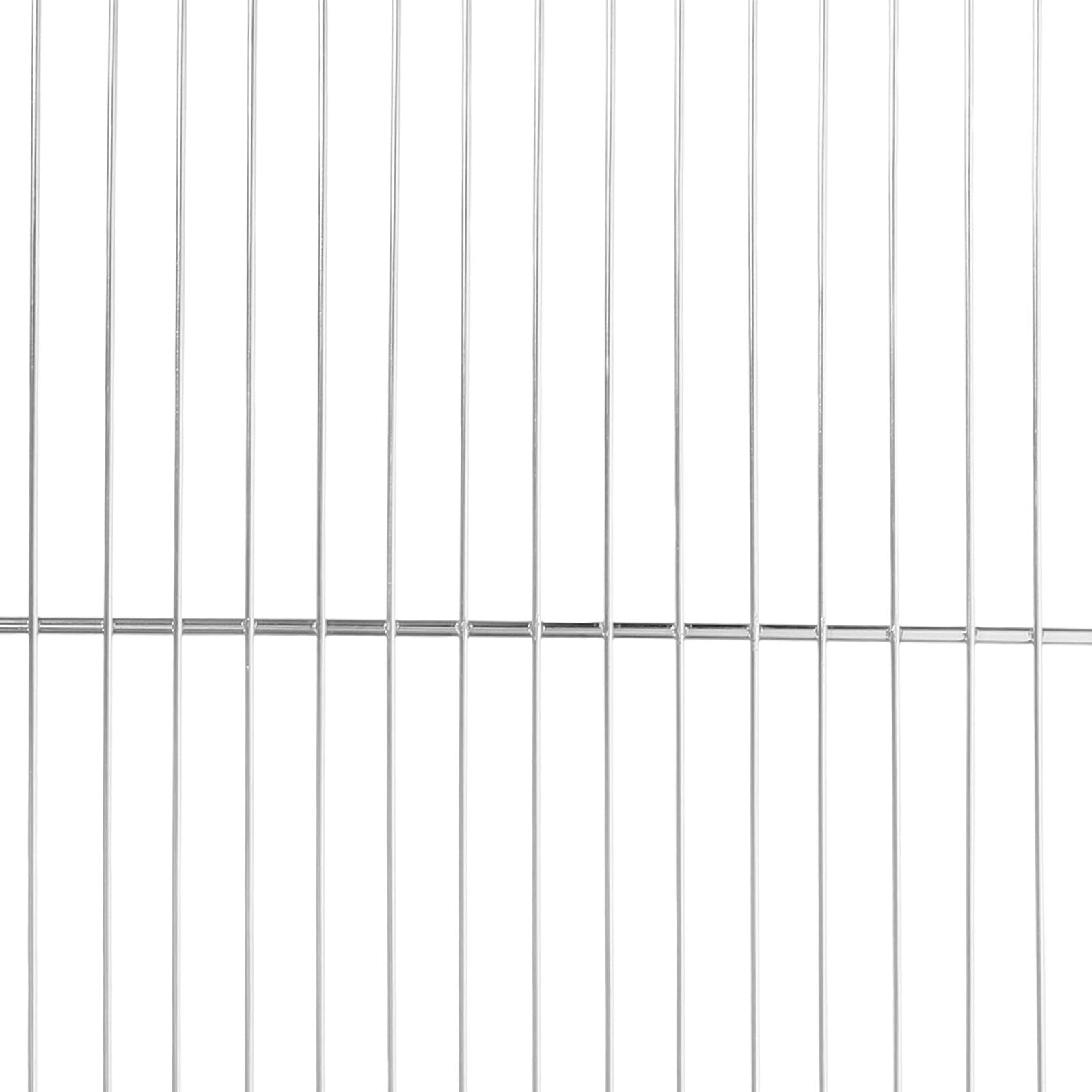 Cabilock Edelstahl Kühlgitter mit Faltbarem Design und Hoher Haltbarkeit Backofengrill Drahtrost für Zuhause und Grillen Stabiles Mehrzweck Drahtgestell Silber