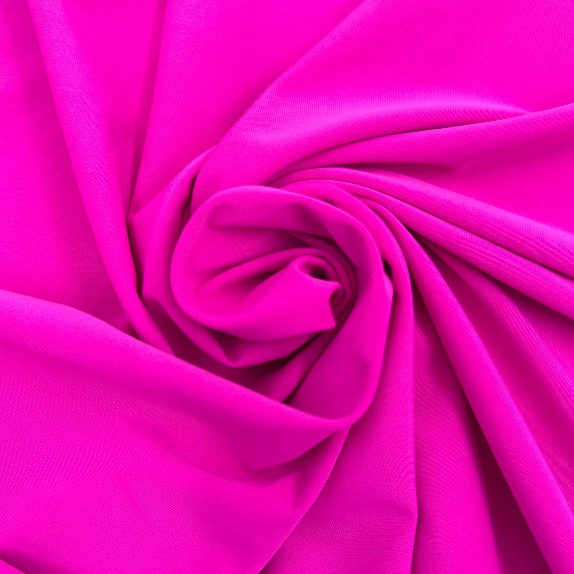 62" Wide Stretch Nylon Spandex Dull Yoga Fabric by The Yard - 185GSM, Medium Weight, Breathable, 4-Way Stretch - Ideal for Active and Sportswear, Yoga & Crafts
